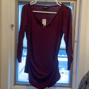 Never worn top with pearl detail